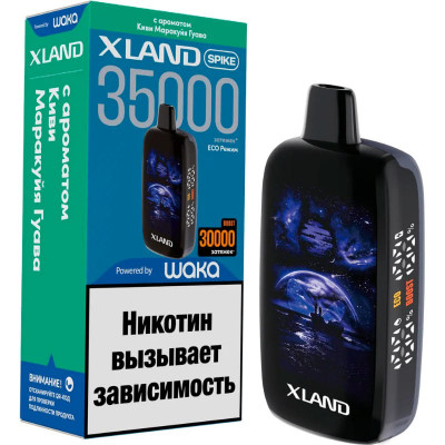 Электронная сигарета Waka Xland Spike 35000 — Киви Маракуйя Гуава 2%