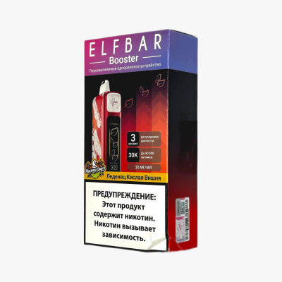 ELFBAR Nic King 30000 - Леденец Кислая Вишня