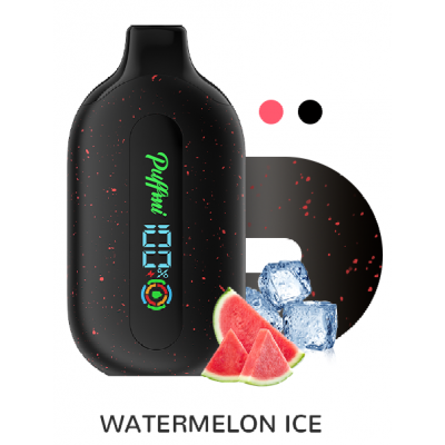 Puffmi Pure Watermelon ice - Арбуз-Лёд 12000 затяжек )