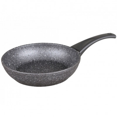 3210.00.07-18-Gr Сковорода без крышки 18х5 см (1 л) с АПП, цвет: серый, 